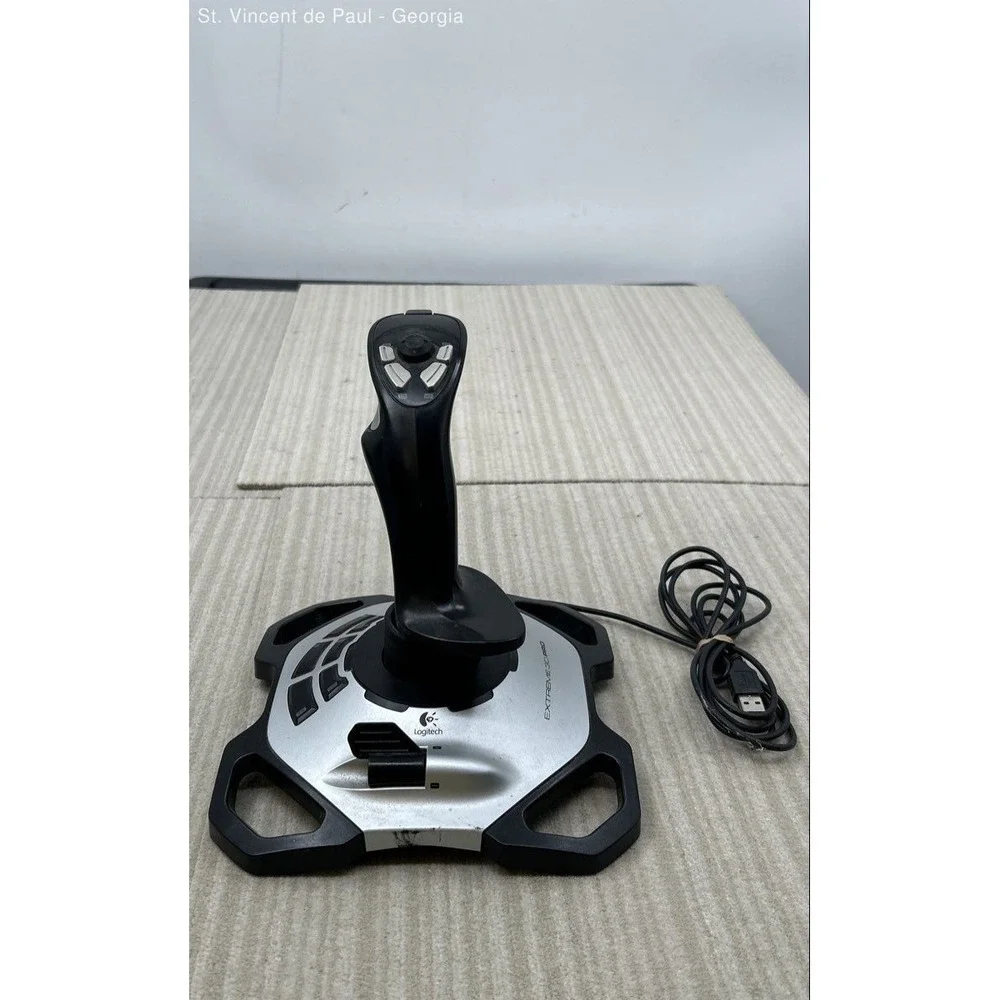 LOGITECH Extreme 3D PRO X3D J-UK17 USB Flight PC USB Simulator Joystick TESTED